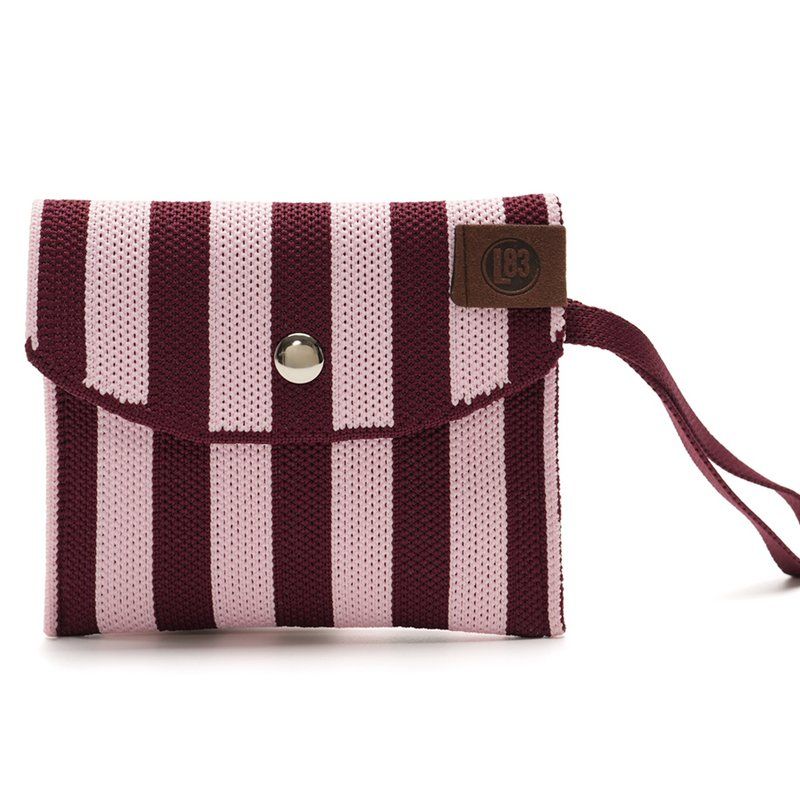 Lot83 Wallet Julia 57 - Licht roze / Burgundy