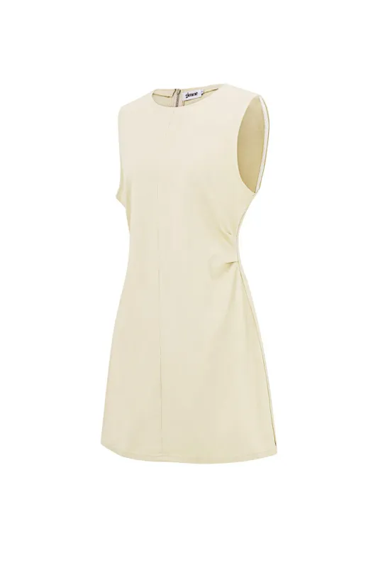 Denim Jurk - Beige