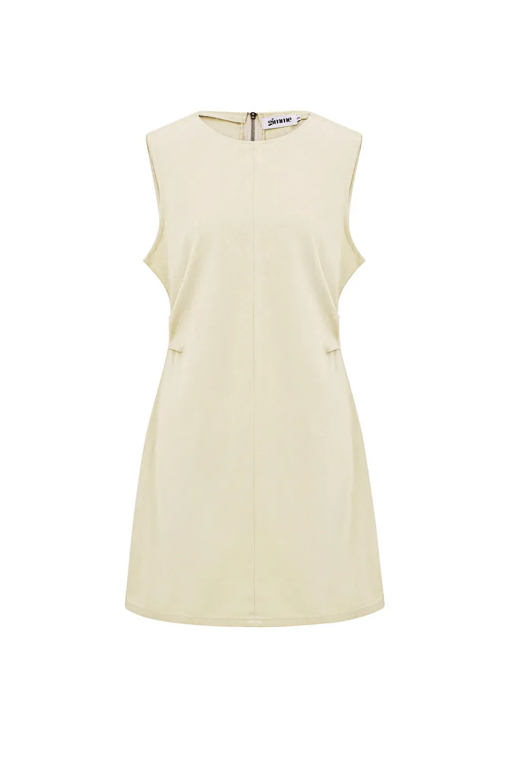 Denim Jurk - Beige