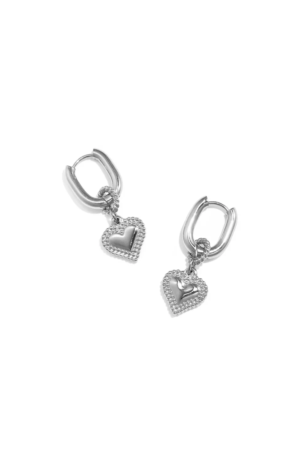 Hartjes Oorbellen - Zilver
