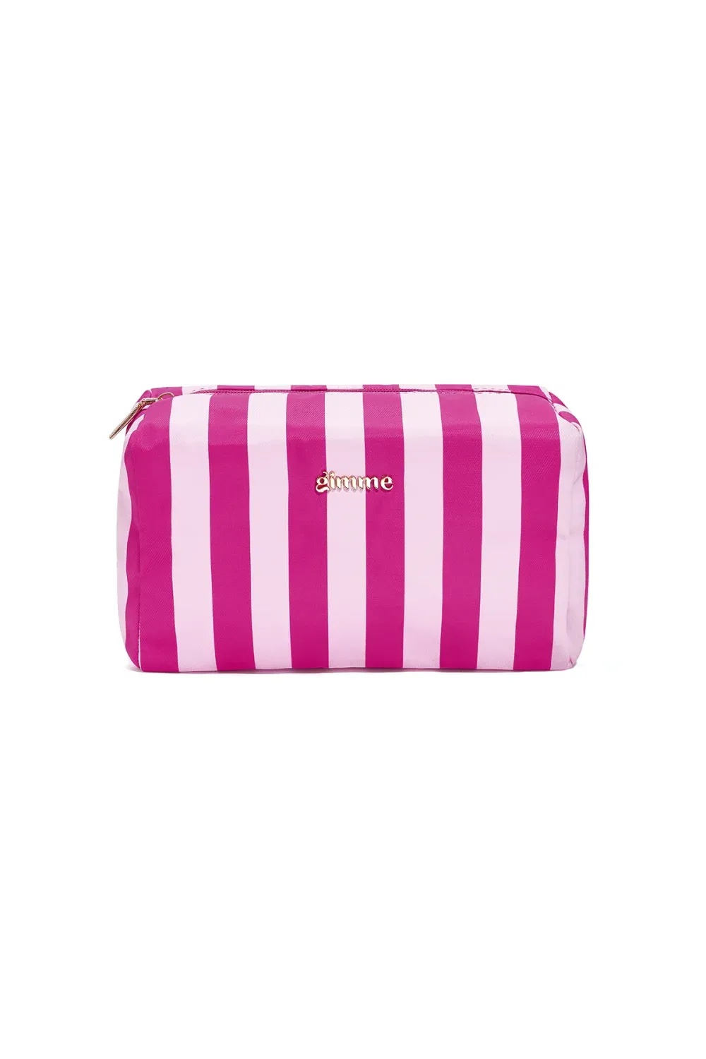 Make Up Tasje Stripes - Roze / Donker Roze