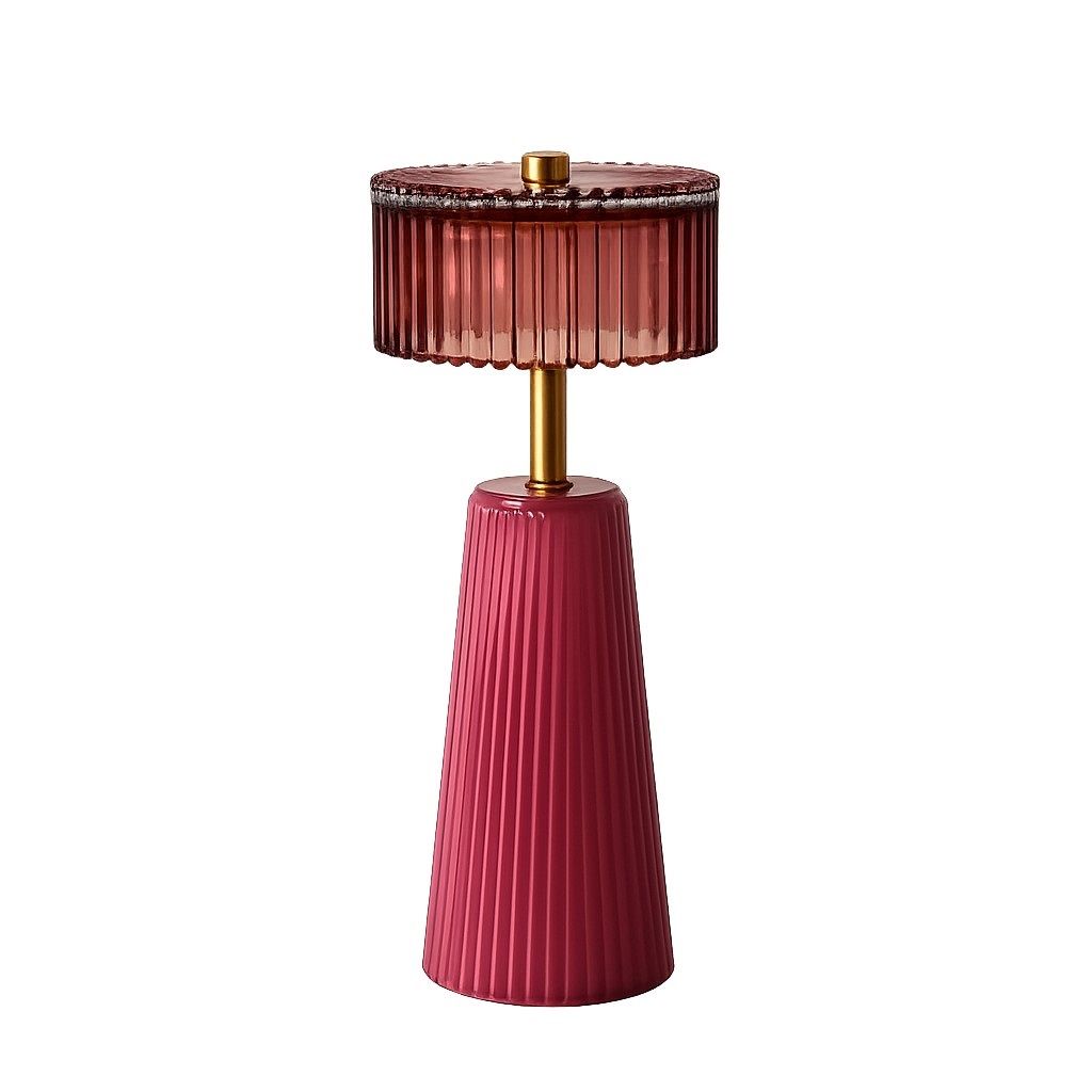 Tafellampje Nola (L) - Burgundy