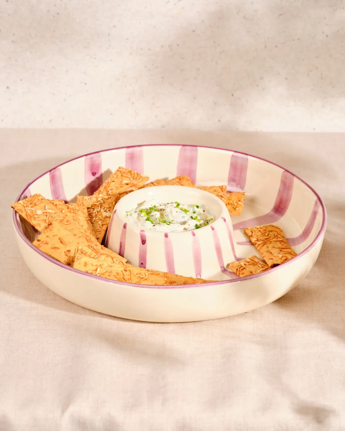 CHIP 'N DIP BOWL - PURPLE