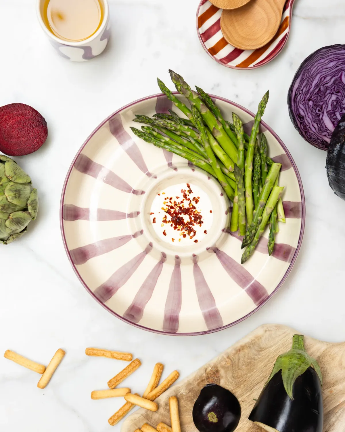 CHIP 'N DIP BOWL - PURPLE