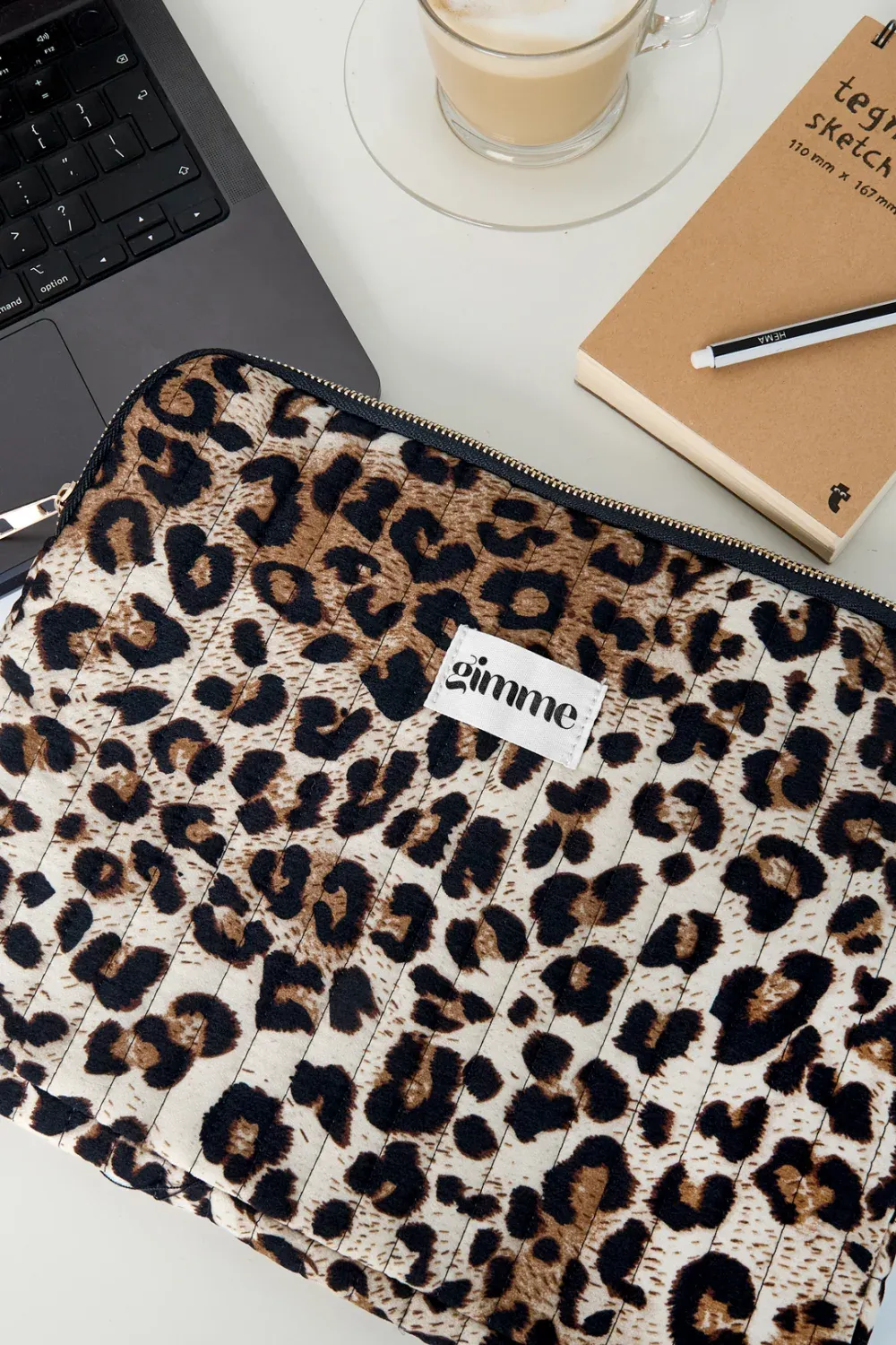 Gimme Laptop Hoes 13 inch - Panter