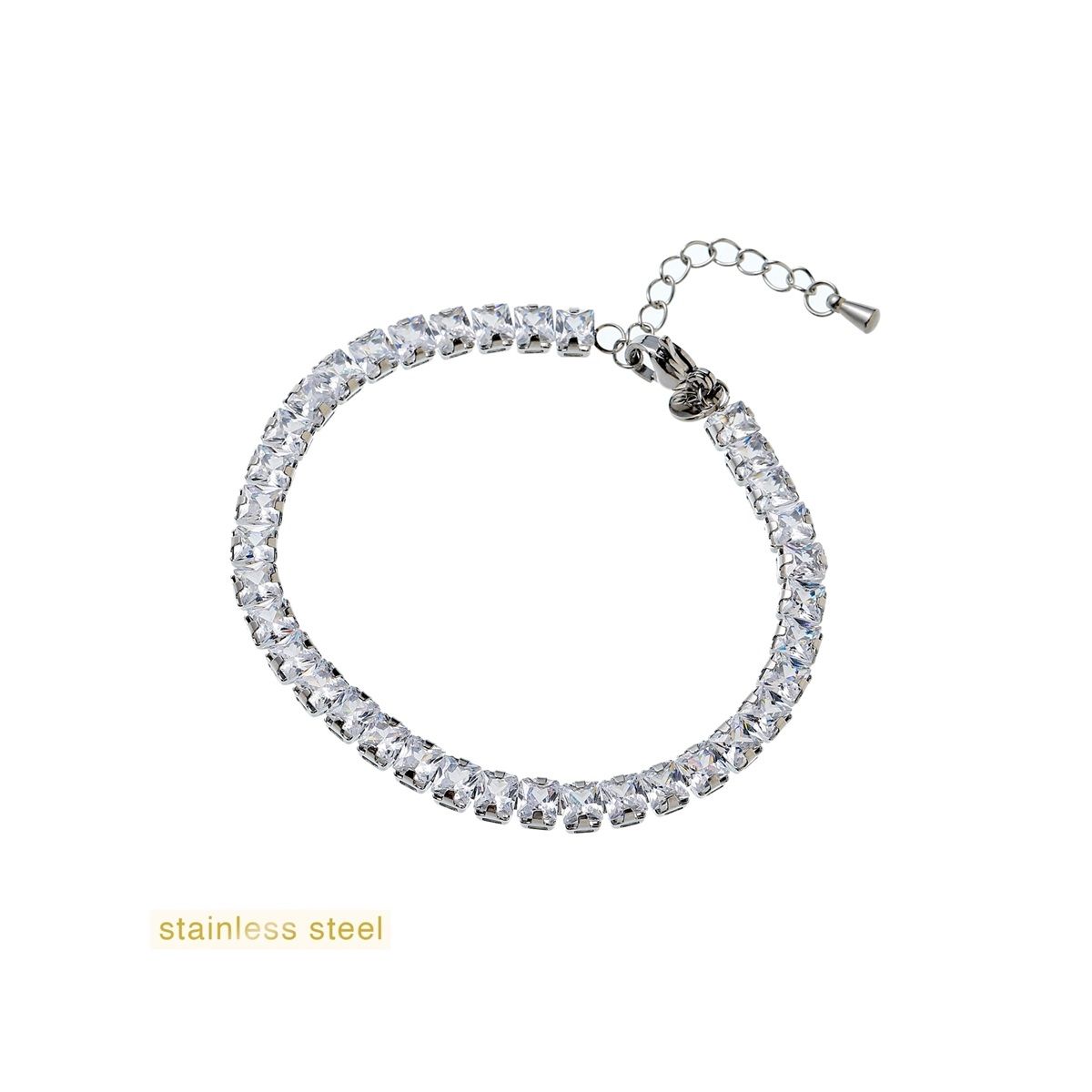 Classic Zirconia Bracelet - Silver