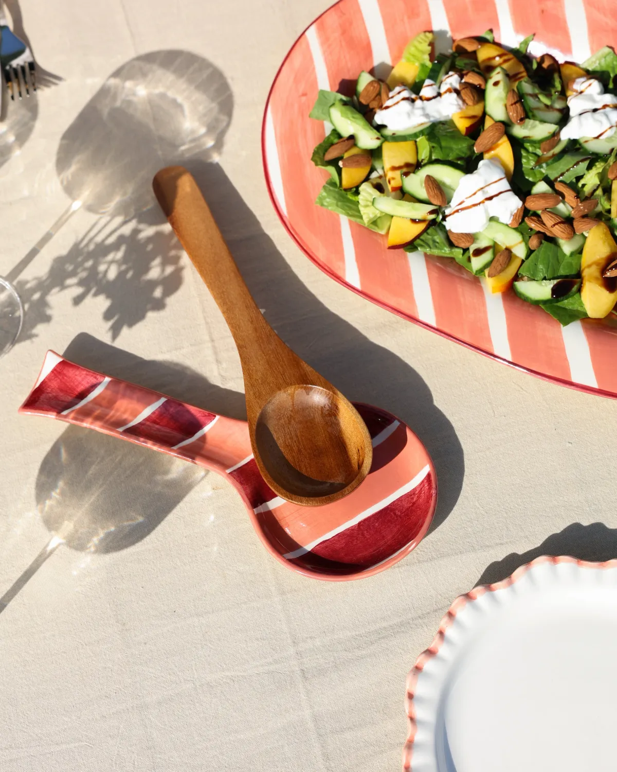 Spoonrest Jules - Blush / Burgundy