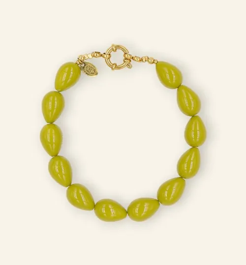 Olive Treasure Armband