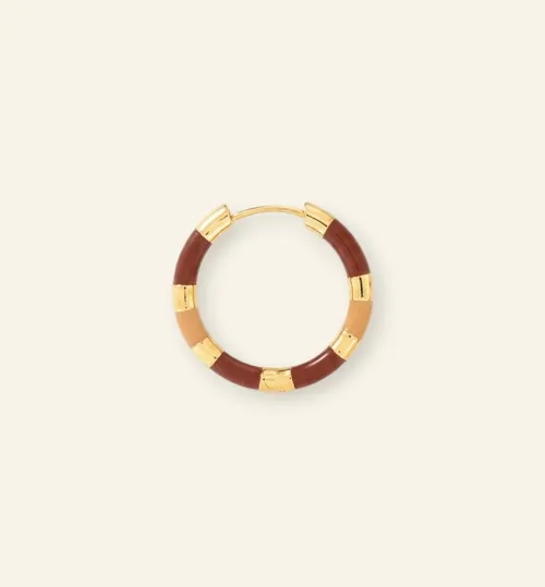 Double Brown Hoop