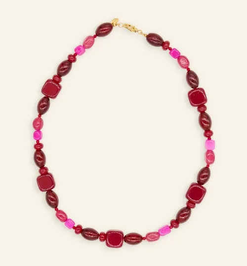 Burgundy Bloom Ketting