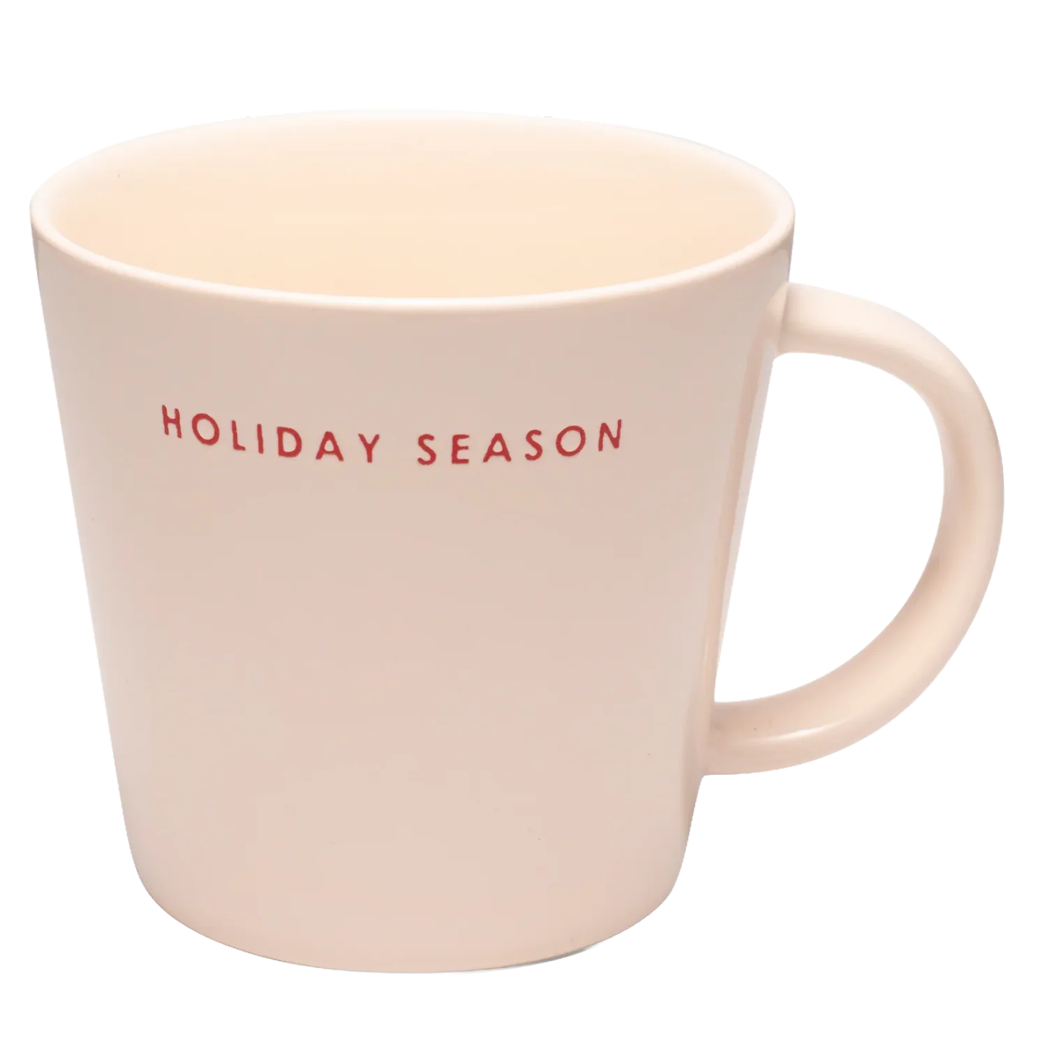 XL Cup Creamic Ecru - Holiday Season