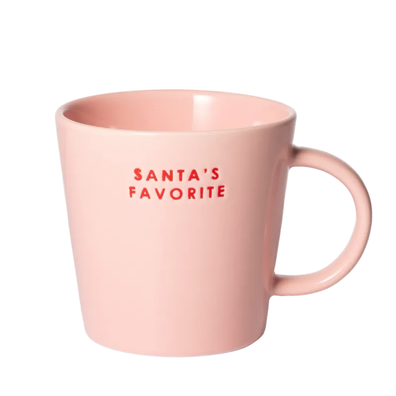 Tea Cup Ceramic Pink - Santa's Favorite 350ml
