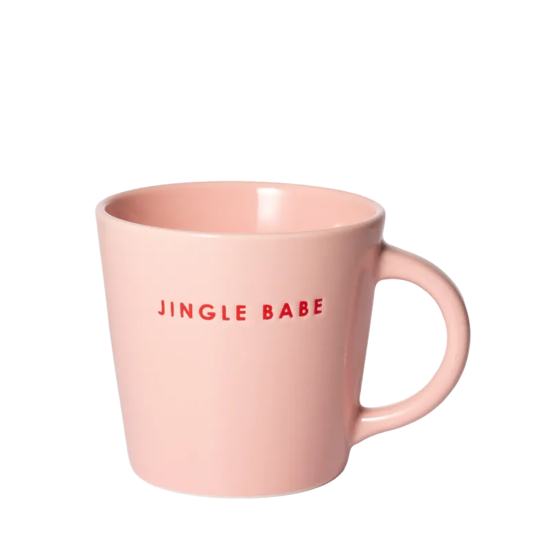 Cappuccino Cup Ceramic Pink - Jingle Babe 250ml