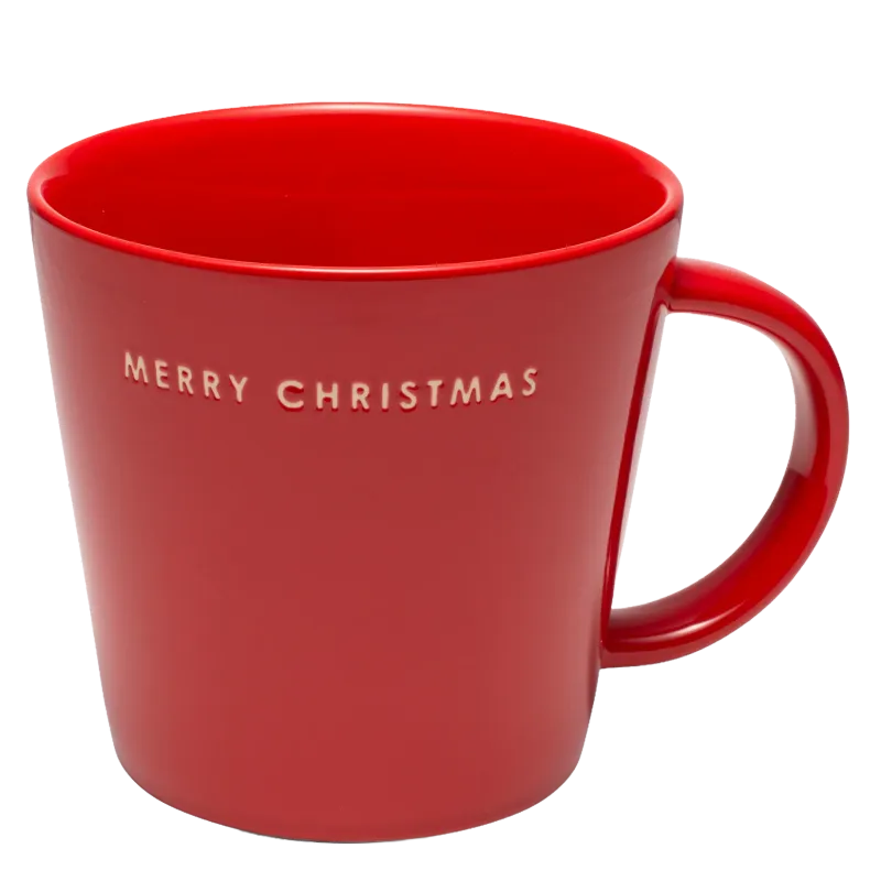 XL Cup Ceramic Red - Merry Christmas 500ml