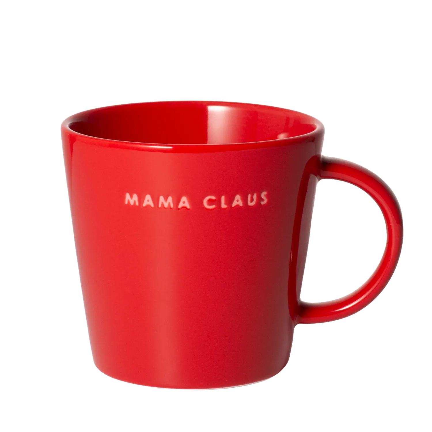 Tea Cup Ceramic Red - Mama Claus 350ml
