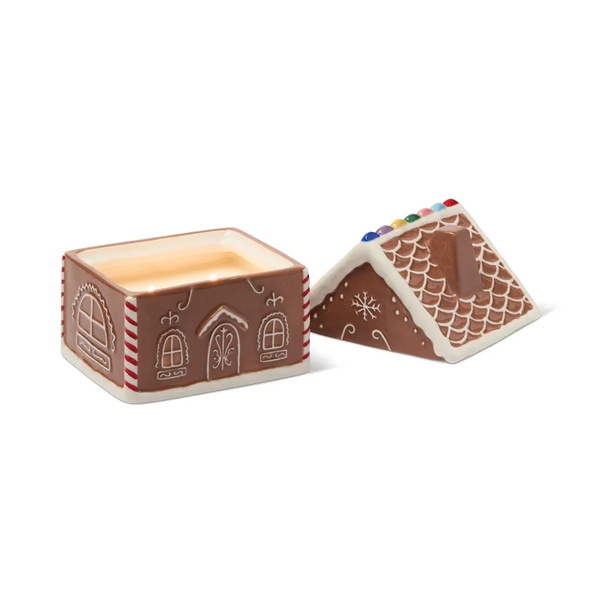 Paddywax Gingerbread Ceramic House Candle