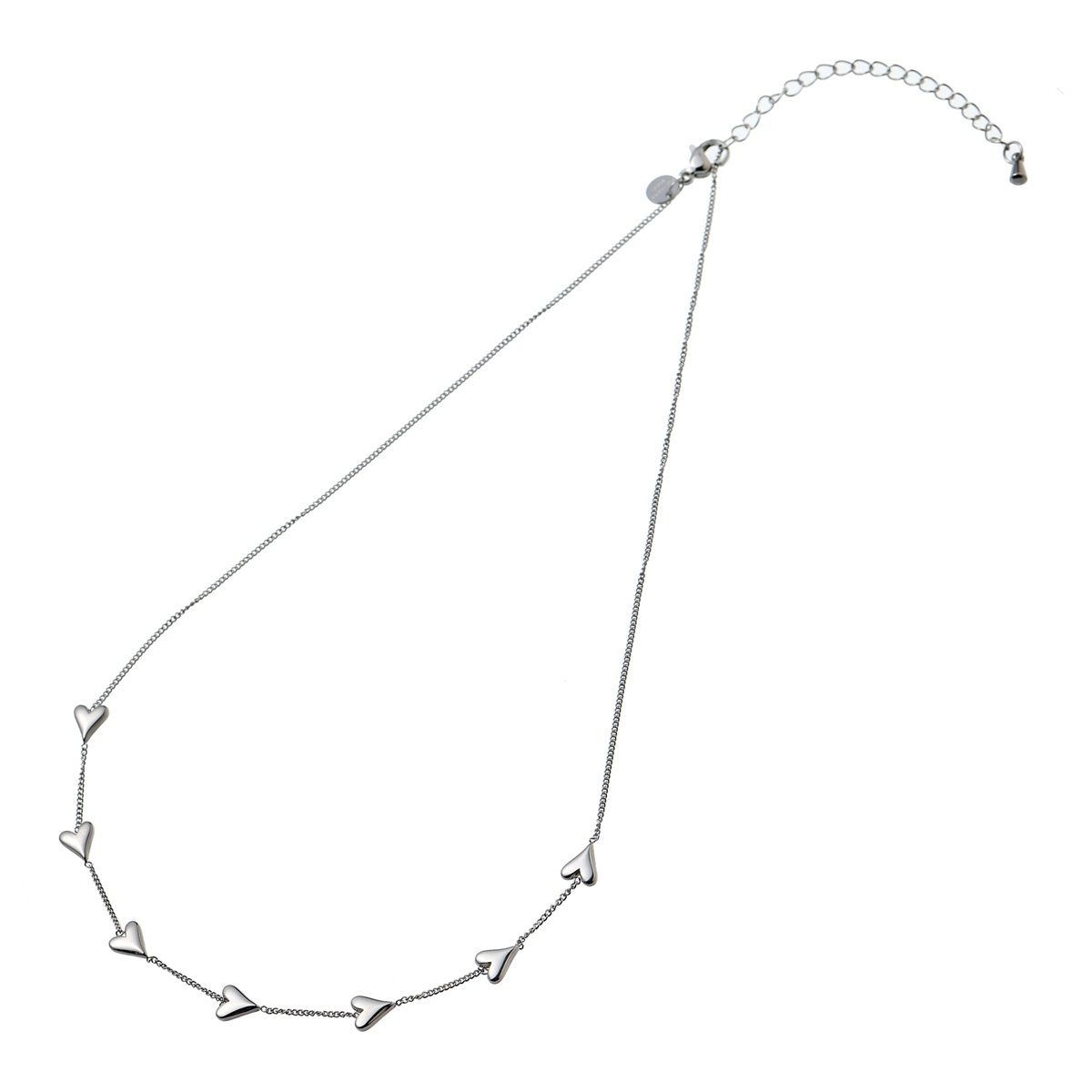 Lots of Hearts Necklace - Silver