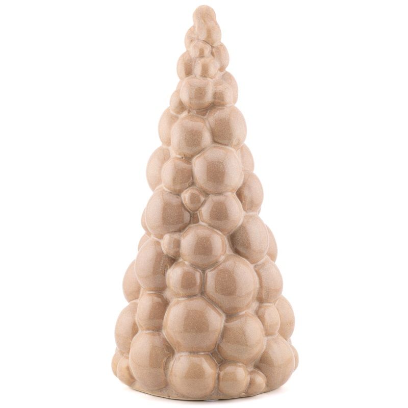 Kerstboom Aardewerk Ornament (L) - Beige