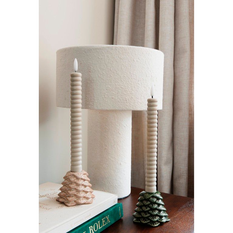 Kerstboom Kaarsenstandaard - Beige