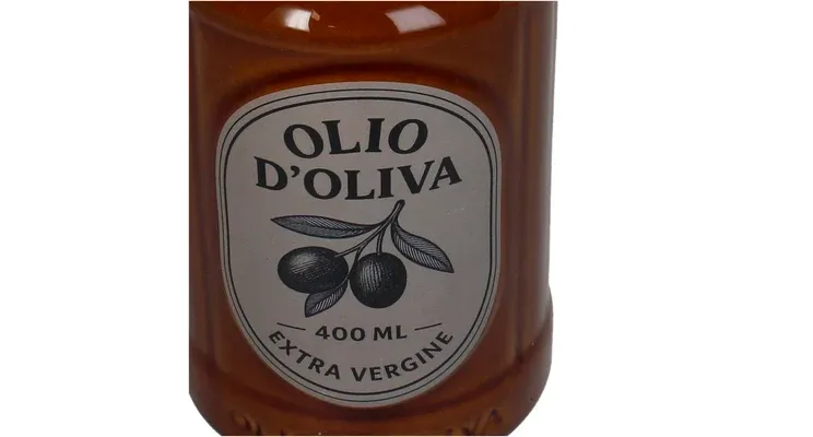 Vaasje Olio d'Olivia Fles - Bruin
