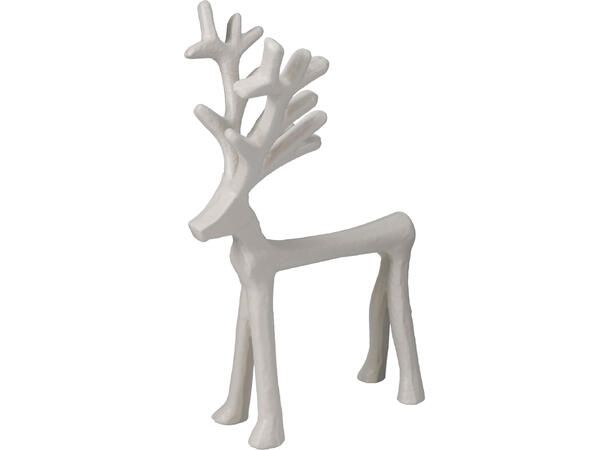 Stenen Deco Rendier (S)  - Wit