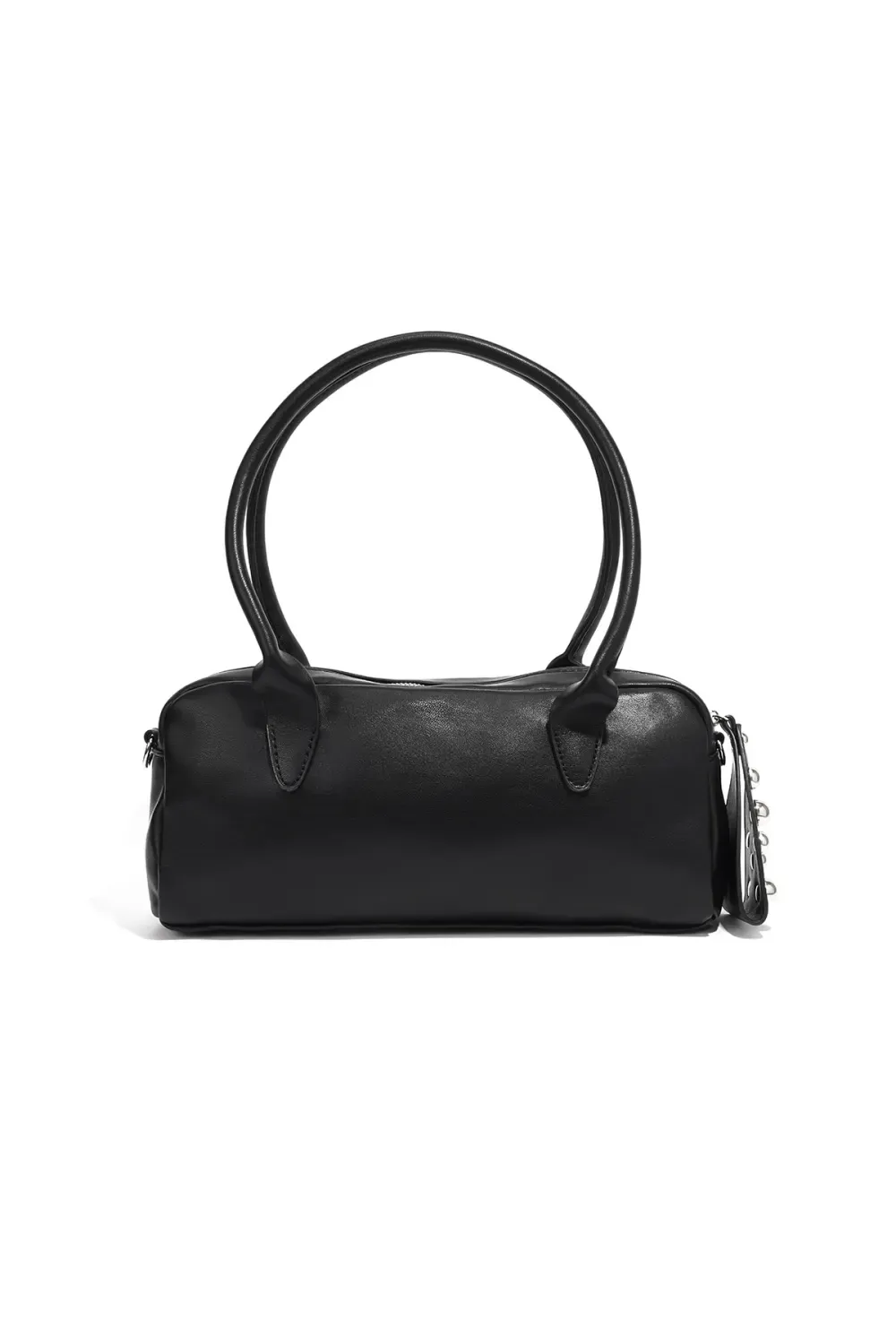 Small Studded Hand Bag - Black
