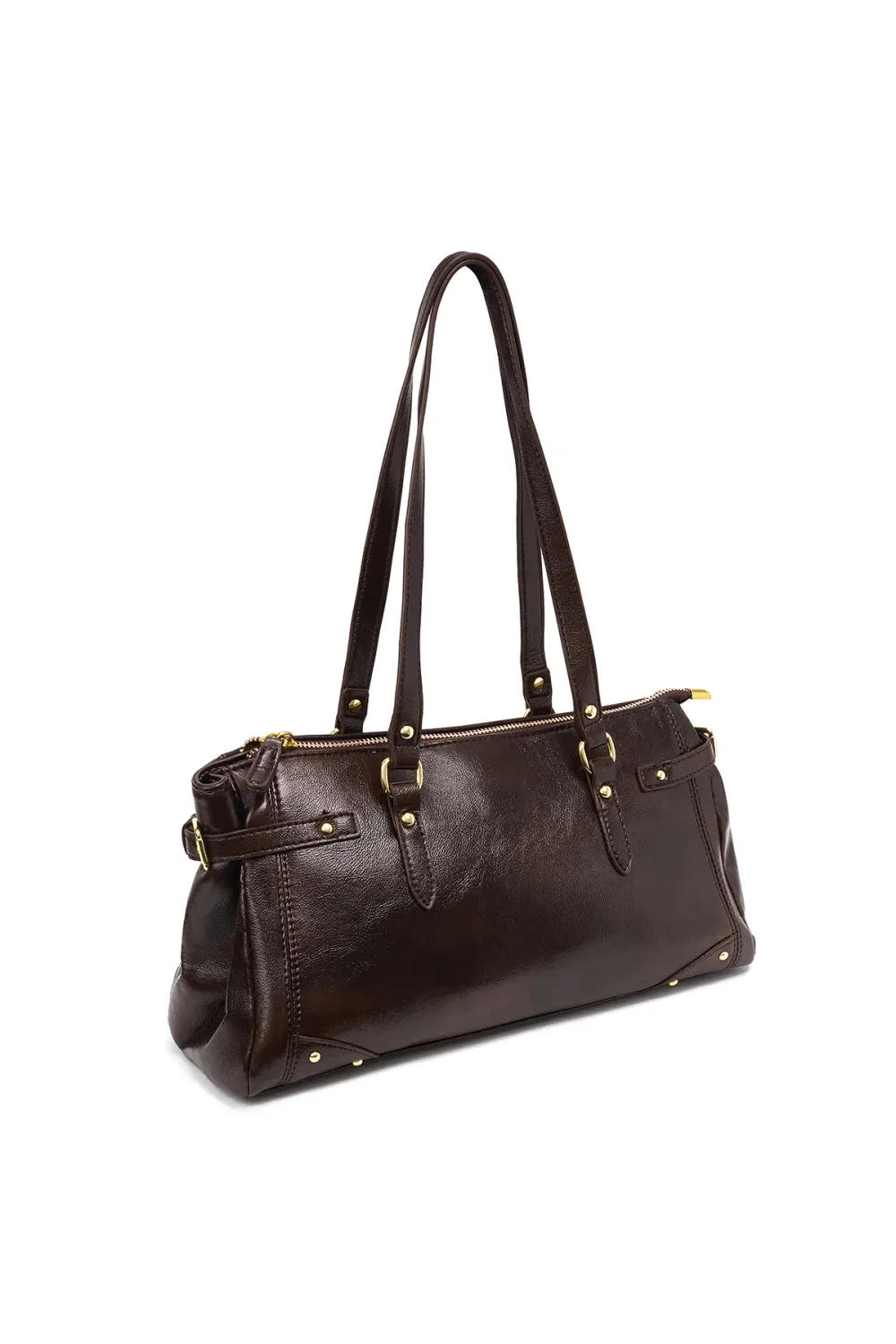 Classy Handbag - Coffee Brown