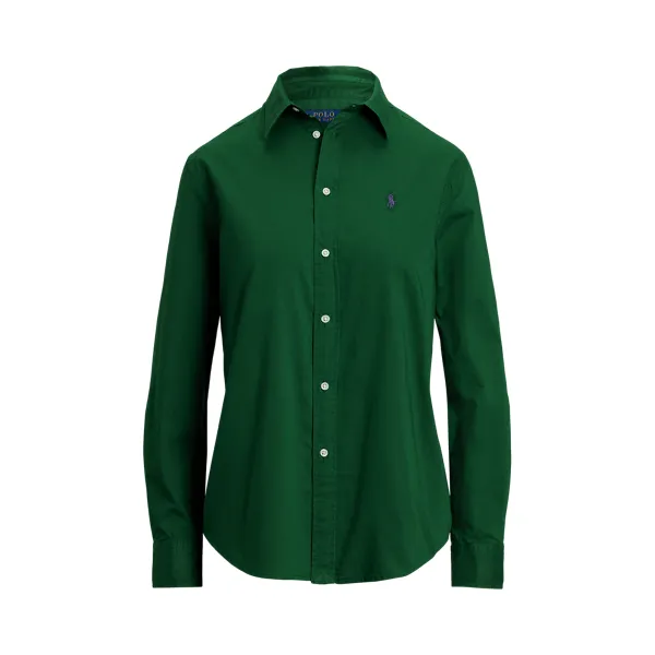 LS RX ANW ST-LONG SLEEVE-BUTTON FRONT SHIRT, GREEN, L