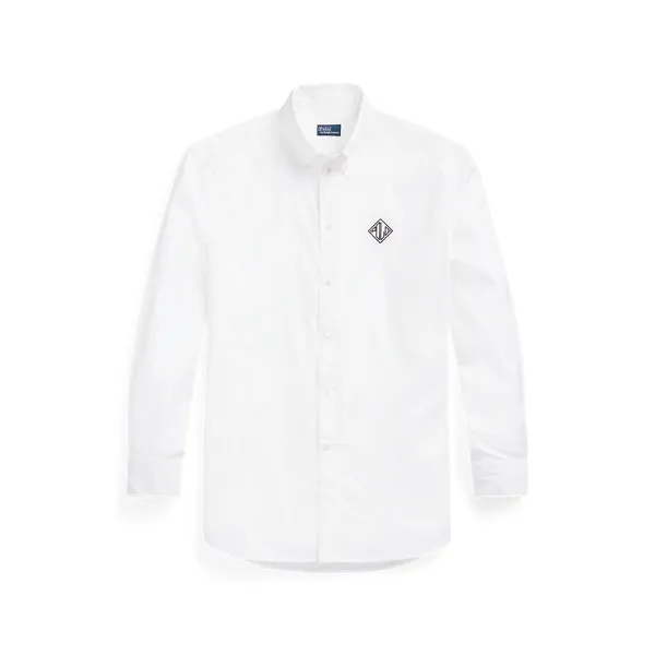 LS LIGH ST-LONG SLEEVE-BUTTON FRONT SHIRT, WHITE, L