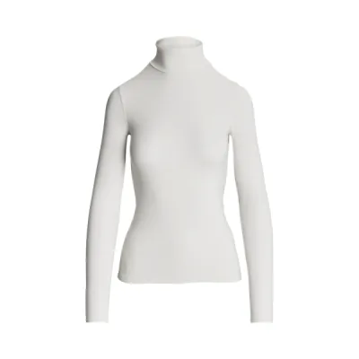 LS TN-LONG SLEEVE-KNIT, WHITE, L