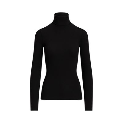 LS TN-LONG SLEEVE-KNIT, BLACK, L