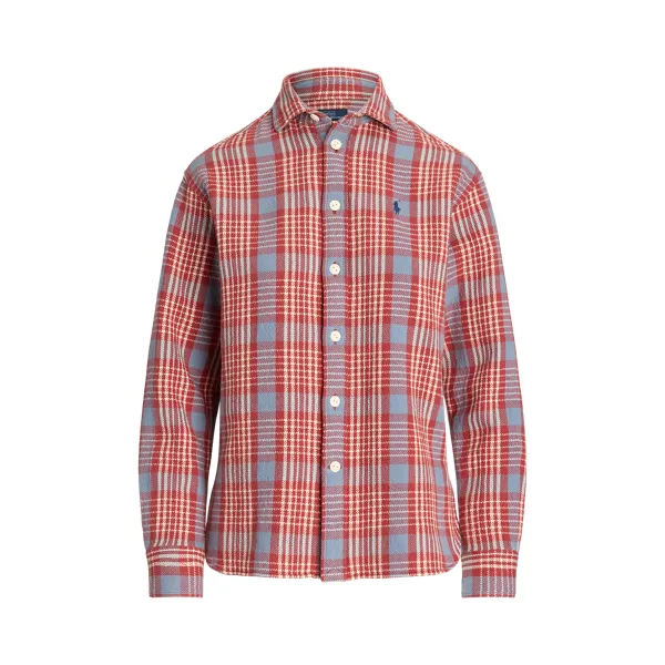 LS RMSY ST-LONG SLEEVE-BLOUSE, RED, M