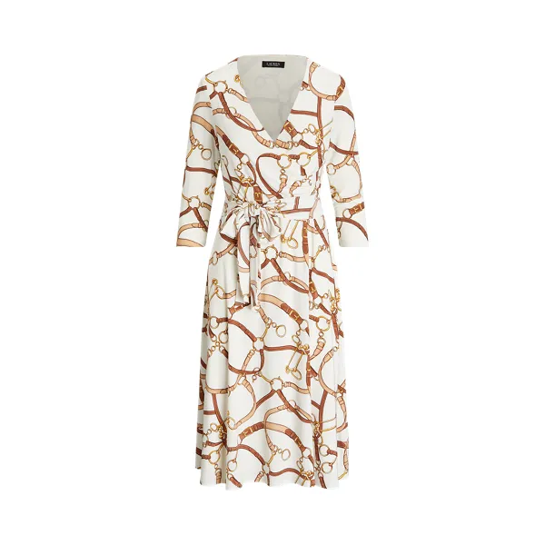 CARLYNA-3/4 SLEEVE-DAY DRESS, WHITE, 4