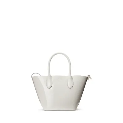 PATENT LEATHER-MN OPEN TOTE-TTE-SMA, WHITE, OSZ