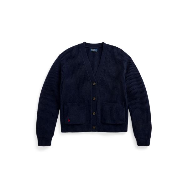 VN PP CARDI-LONG SLEEVE-CARDIGAN, BLUE, L