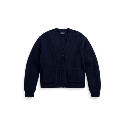 VN PP CARDI-LONG SLEEVE-CARDIGAN, BLUE, L