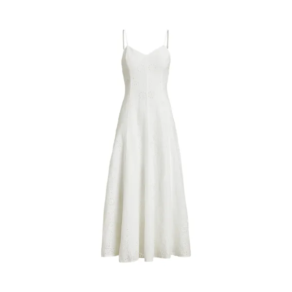 TISSUE LINEN-DRESS, WHITE, 0
