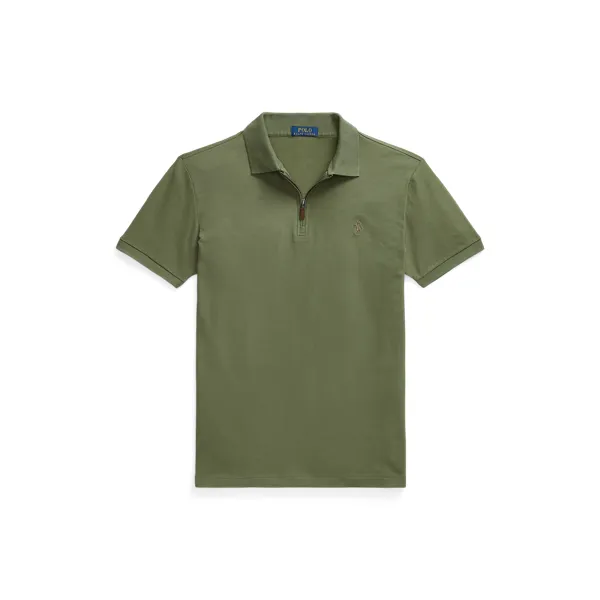 SSKCZIPM5-SHORT SLEEVE-POLO SHIRT, GREEN, XL