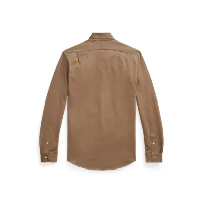 LSFBESTATM15-LONG SLEEVE-SPORT SHIRT, BROWN, S