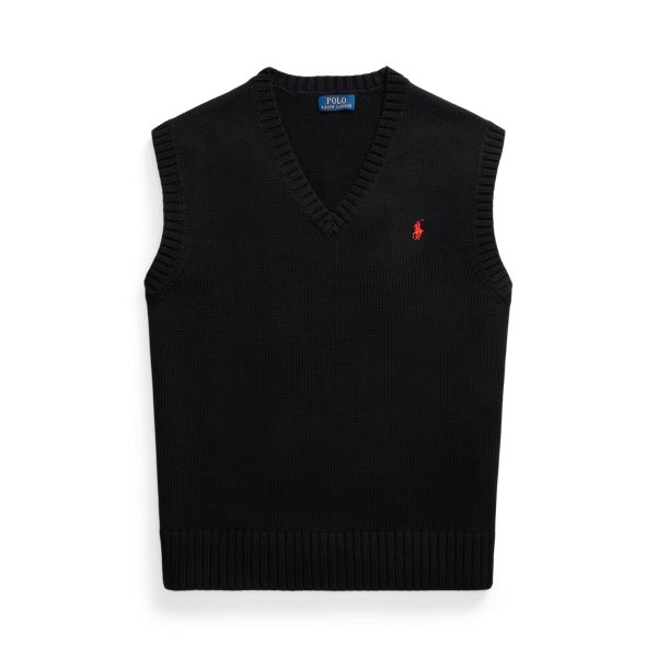 21/2 COTTON-SLS-VST, BLACK, S