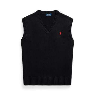 21/2 COTTON-SLS-VST, BLACK, S