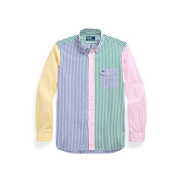 80/2 POPLIN-LSL-SPS, MULTICOLOR, L