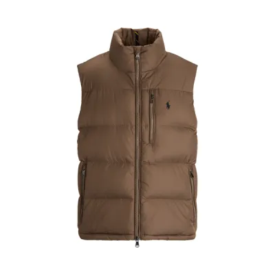 RECYCLED POLYESTER-EL CAP VEST, BROWN, M