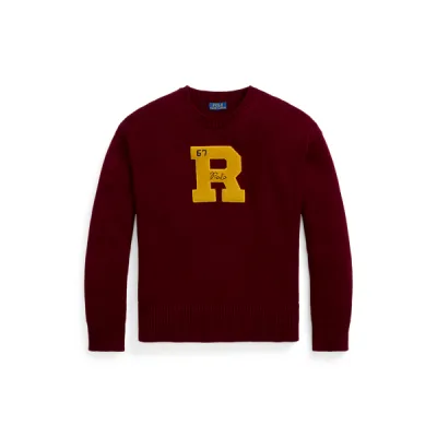 LSBFLOGOCN-LONG SLEEVE-PULLOVER, RED, XS