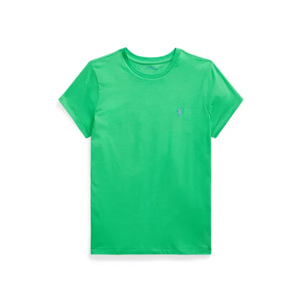 SS CREW-CLASSIC-SHORT SLEEVE-KNIT, GREEN, S