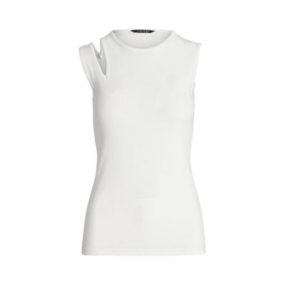 CM 2X2 RIB-SLS-TSH, WHITE, L