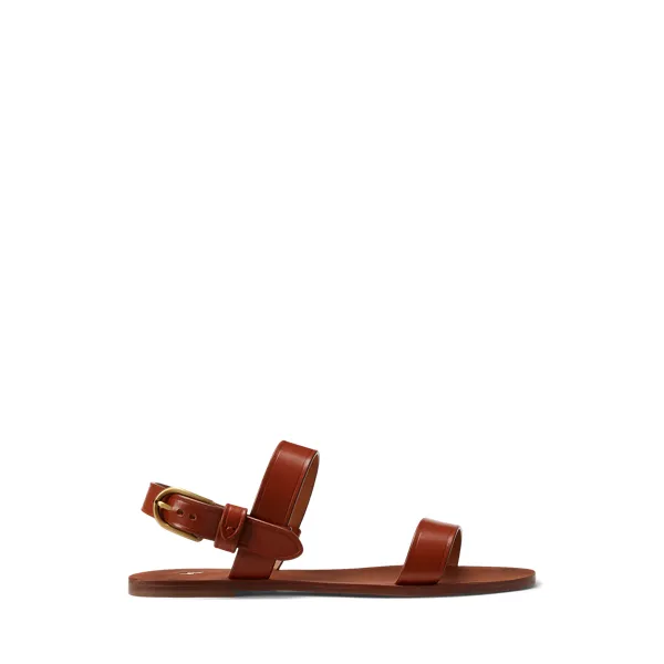FL CT SNDL-SANDALS-FLAT SANDAL, BROWN, 6.5B