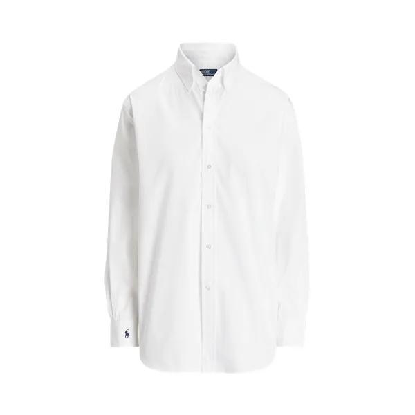 LS LIGH ST-LONG SLEEVE-BUTTON FRONT SHIRT, WHITE, L