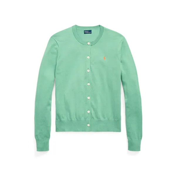 CARDIGAN-LONG SLEEVE-CARDIGAN, GREEN, L