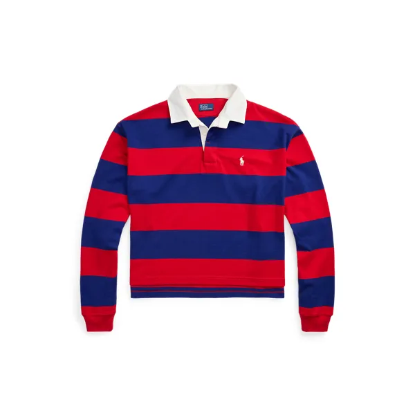 LS CRP RUGBY-LONG SLEEVE-RUGBY, RED, L